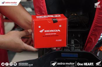 Info AHASS Astra Motor Natar,Ini Penyebab Aki Cepat Soak di Motor Baru